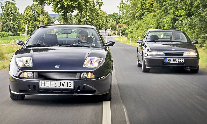 Opel Calibra trifft auf das Fiat Coupé