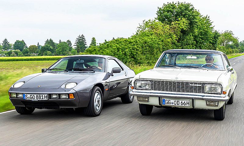 Opel und Porsche im V8-Duell