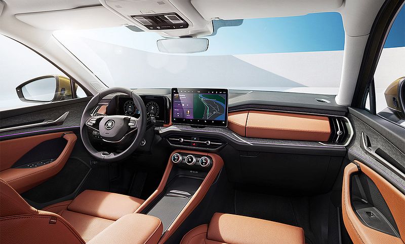 Skoda zeigt das Kodiaq-Interieur