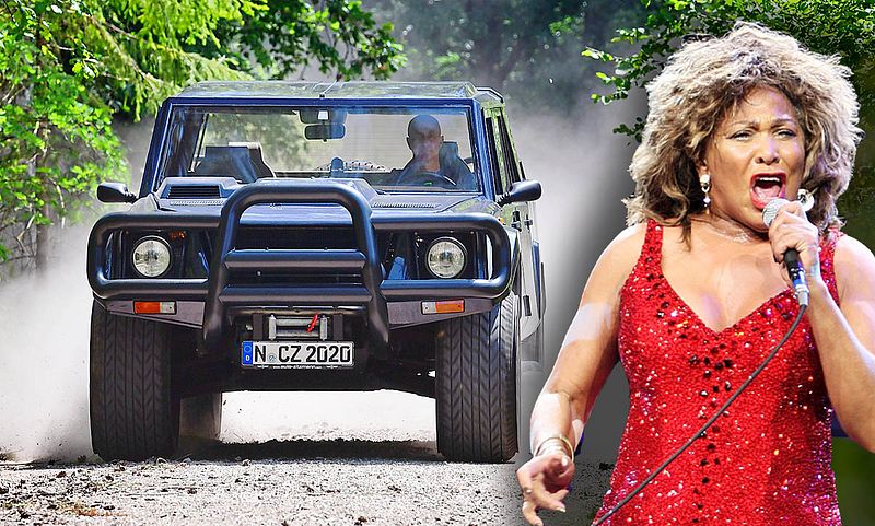 Tina Turner fuhr den Lambo Pick-up