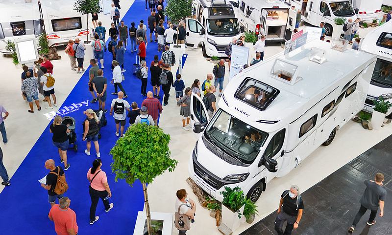 Trend zum E-Camper auf dem Caravan Salon