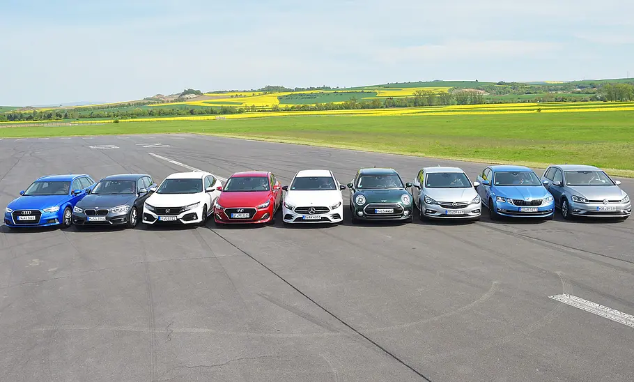 A3/1er/Civic/i30/A-Klasse/Clubman/Astra/Octavia/Golf