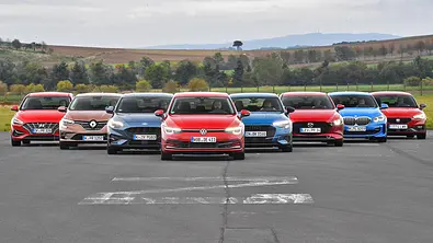 Hyundai i30/Renault Mégane/Ford Focus/VW Golf/Audi A3/Mazda3/BMW 1er/Seat Leon - Foto: Zbigniew Mazar