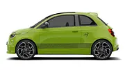 Der Abarth 500e im Profil. - Foto: Carwow