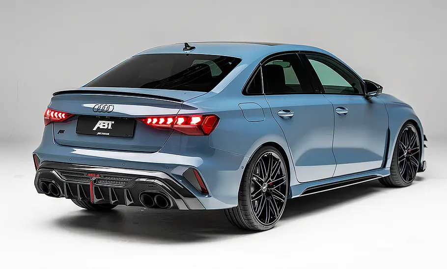 Blick von hinten vorne auf den Abt RS 3-R.