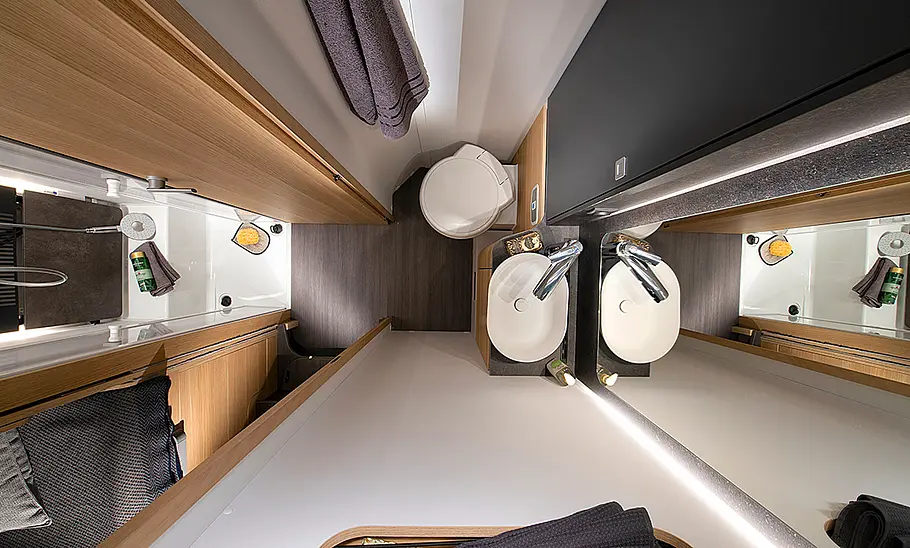 Adria Sonic (2022); Innenansicht Bad