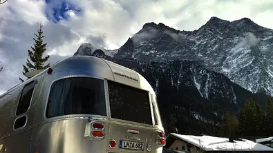 Airstream Camping Wohnwagen Winter Caravan Heizung