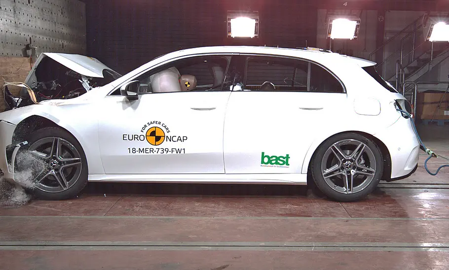 Mercedes A-Klasse (2018): Crashtest Mercedes A-Klasse (2018): Crashtest