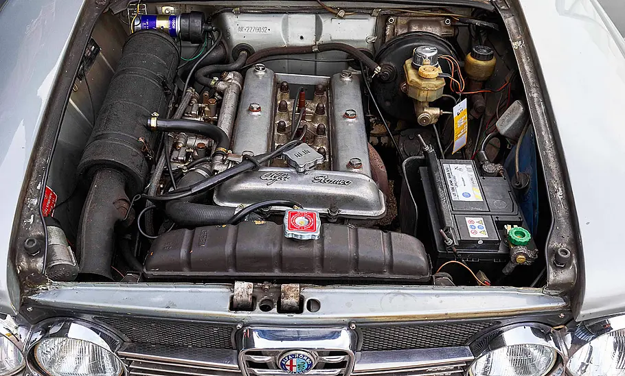 Der Motor des Alfa Romeo Giulia Super 1.3.
