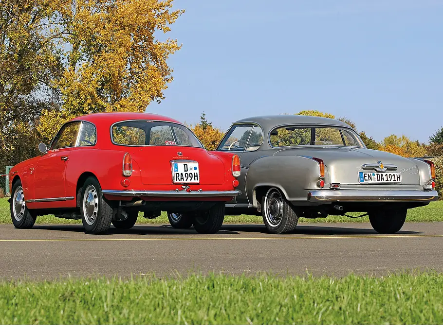 Alfa Giulietta Sprint Borgward Isabella Coupe Vergleich Bilder technische Daten