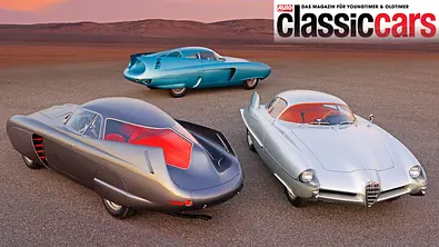 Alfa Romeo B.A.T. 5, 7 und 9D stehend zusammen - Foto: RM Sothebys Alfa Romeo B.A.T. 5, 7 und 9D stehend zusammen - Foto: RM Sothebys