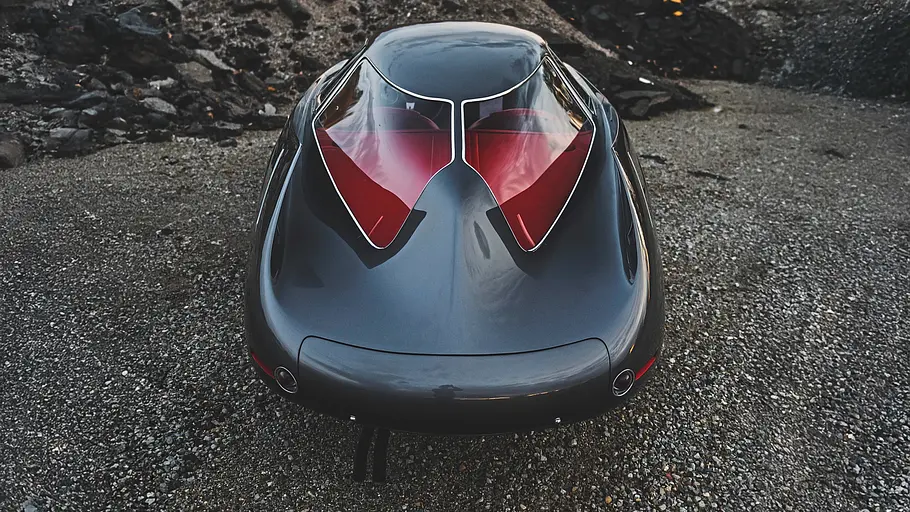 Alfa Romeo B.A.T. 5 Der Alfa Romeo B.A.T. 5 stehend von hinten