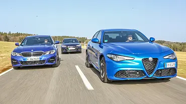 BMW 3er/Audi A4/Alfa Romeo Giulia - Foto: Niklas Gotta