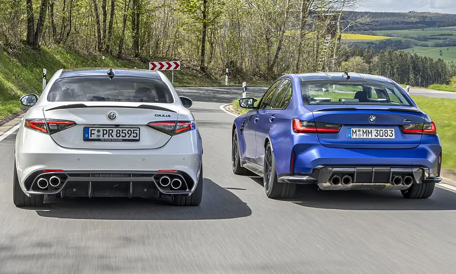 Alfa Romeo Giulia QV/BMW M3 Competition BMW M3 Competition/Alfa Romeo Giulia Quadrifoglio