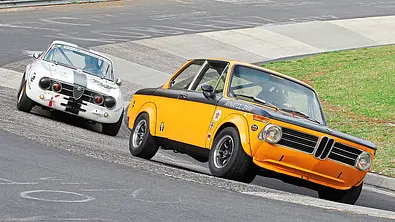 Alfa Romeo GTAm/BMW 2002 ti: Classic Cars - Foto: Jürgen Zerha