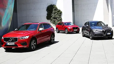 Alfa Romeo Stelvio/Jaguar F-Pace/Volvo XC60 - Foto: Daniela Loof