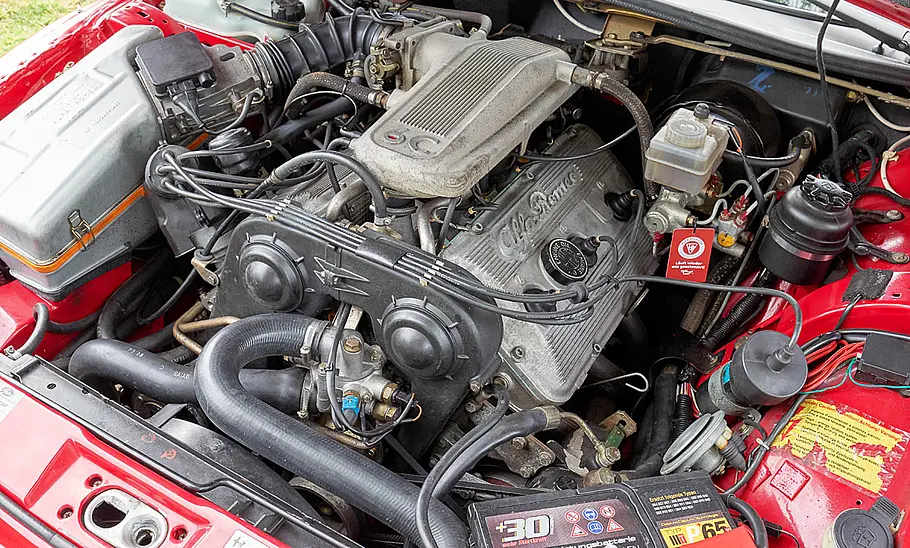 Der Motor des Alfa Romeo R.Z.