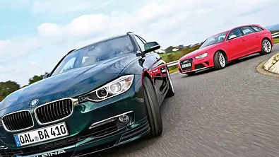 BMW Alpina B3 Biturbo Audi RS4 Avant Vergleich Test Sportkombi