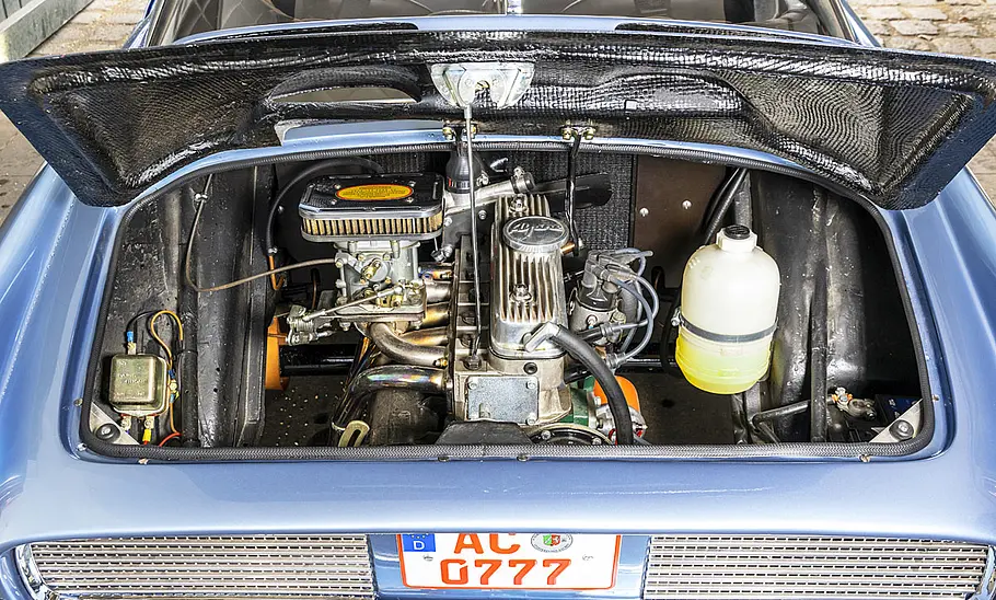 Der Motor der Alpine A108 (1965).