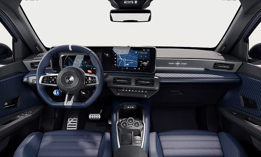 Das Cockpit der Alpine A290 (2024).
