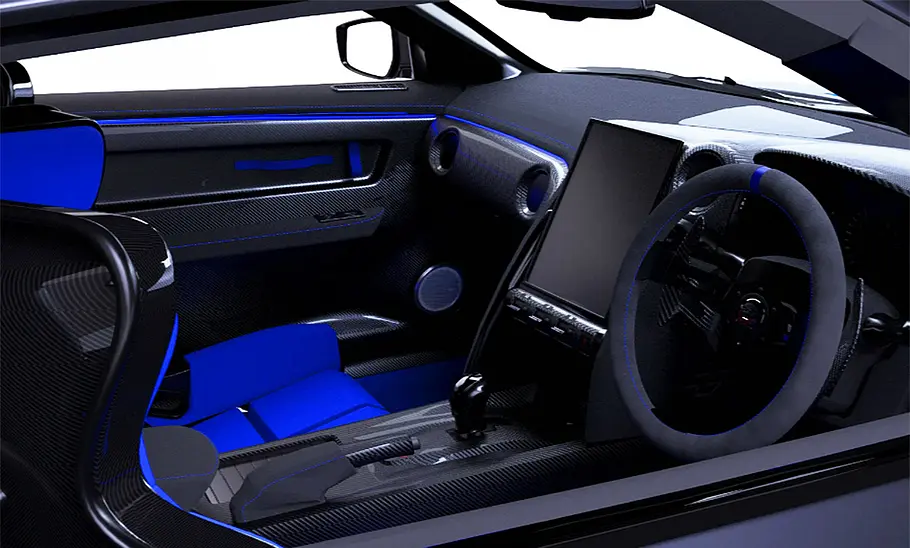 Das Cockpit des Artisan GT-R.