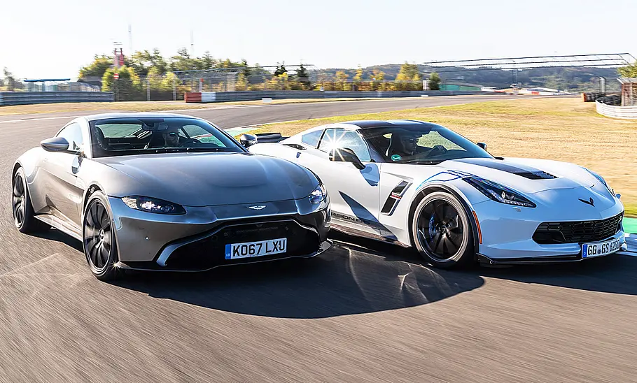 Aston Martin Vantage/Chevrolet Corvette Grand Sport: Test