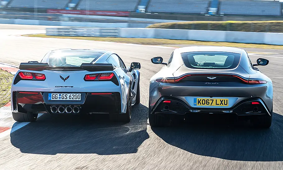 Aston Martin Vantage/Chevrolet Corvette Grand Sport: Test