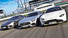 Aston Martin Vantage/Jaguar F-Type R/Mercedes-AMG GT S - Foto: Zbigniew Mazar