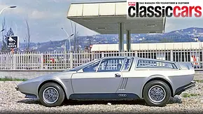 Der Audi 100 Coupé S Frua stehend seitlich. - Foto: Audi Club North America