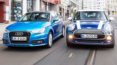 Mini Cooper Fünftürer/Audi A1 Sportback - Foto: Frank Ratering