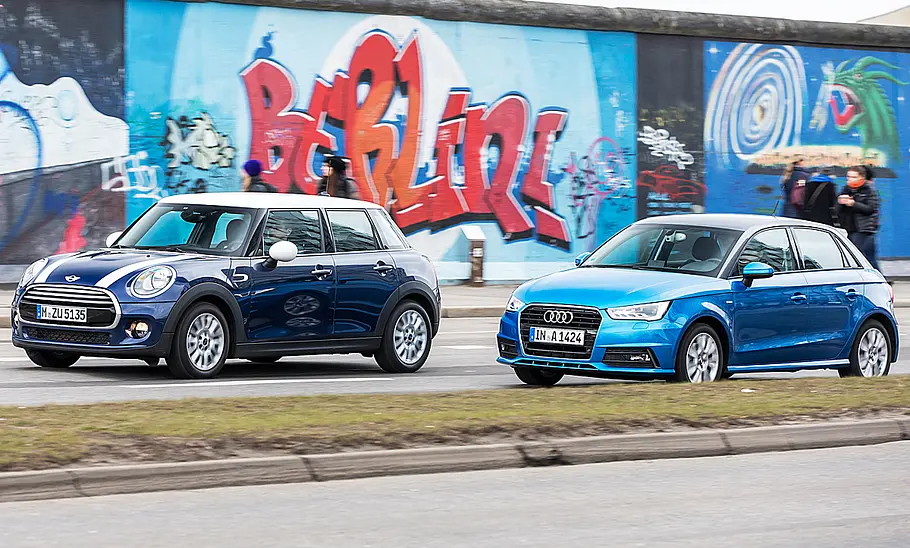 Mini Cooper Fünftürer/Audi A1 Sportback