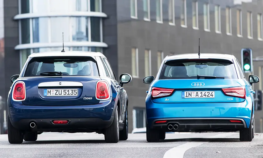 Mini Cooper Fünftürer/Audi A1 Sportback