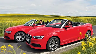 Audi A3 A5 Cabrio Vergleich Bilder technische Daten