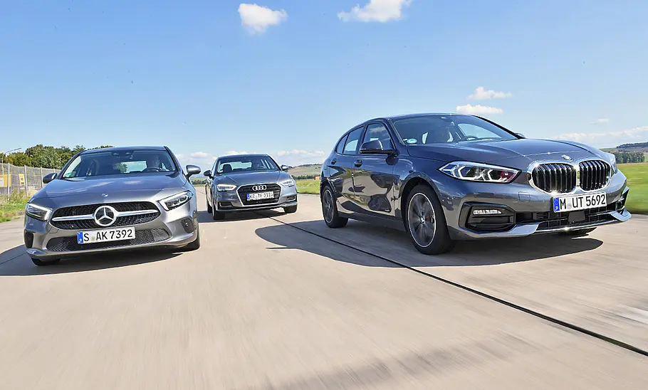 Mercedes A-Klasse/Audi A3 Sportback/BMW 1er Mercedes A-Klasse/Audi A3 Sportback/BMW 1er