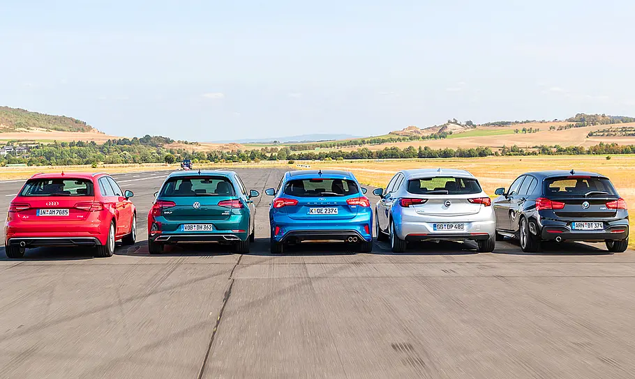 Audi A3/BMW 118i/Ford Focus/Opel Astra/VW Golf