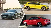 Das Audi A3 Facelift, der Audi A3 Allstreet und ads Audi A3 Limousine Facelift in einer Collage. - Foto: Audi/Collage: AUTO ZEITUNG Das Audi A3 Facelift, der Audi A3 Allstreet und ads Audi A3 Limousine Facelift in einer Collage. - Foto: Audi/Collage: AUTO ZEITUNG