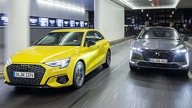 Audi A3 Sportback/DS 4 - Foto: Frank Ratering