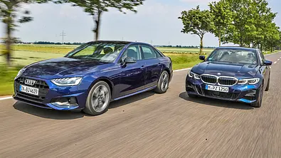 Audi A4/BMW 3er - Foto: Niklas Gotta