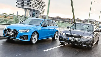 Audi A4 Avant/BMW 3er Touring - Foto: Niklas Gotta