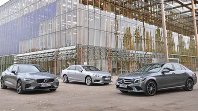 Audi A4/Mercedes C-Klasse/Volvo S60 - Foto: Zbigniew Mazar