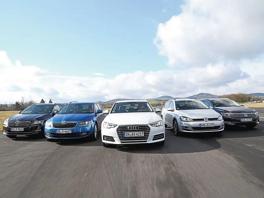 Audi/Skoda/VW: Vergleichstest