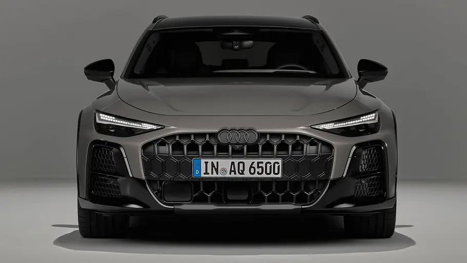 Audi A6 Allroad Audi A6 Allroad statisch von vorne fotografiert.