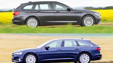 BMW 5er Touring/Audi A6 Avant - Foto: AUTO ZEITUNG