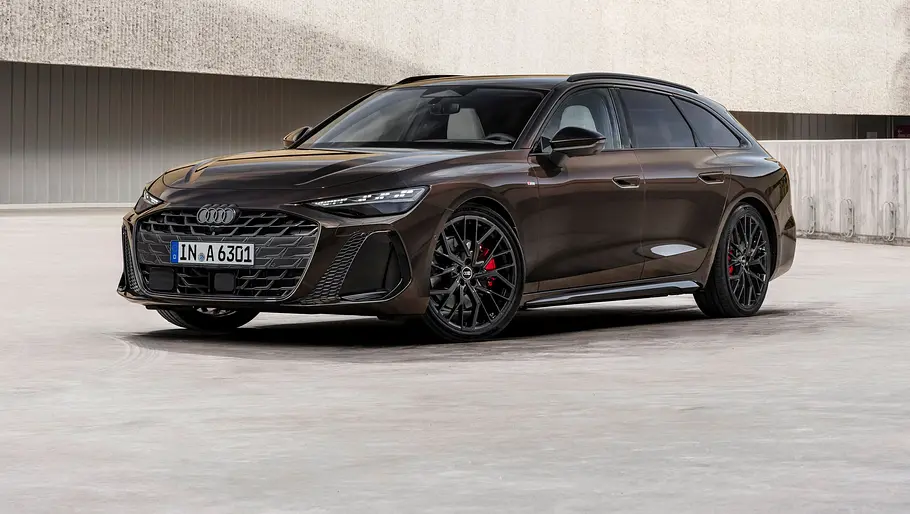 Audi A6 Avant Leasing-News Der Audi A6 Avant statisch von schräg vorne links.