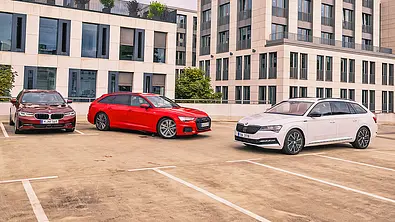 BMW 5er Touring/Audi A6 Avant/Skoda Superb Combi - Foto: Frank Ratering
