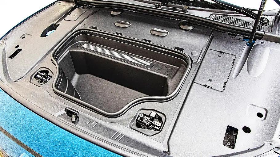 Audi A6 e-tron Blick in den Frunk des Audi A6 e-tron.