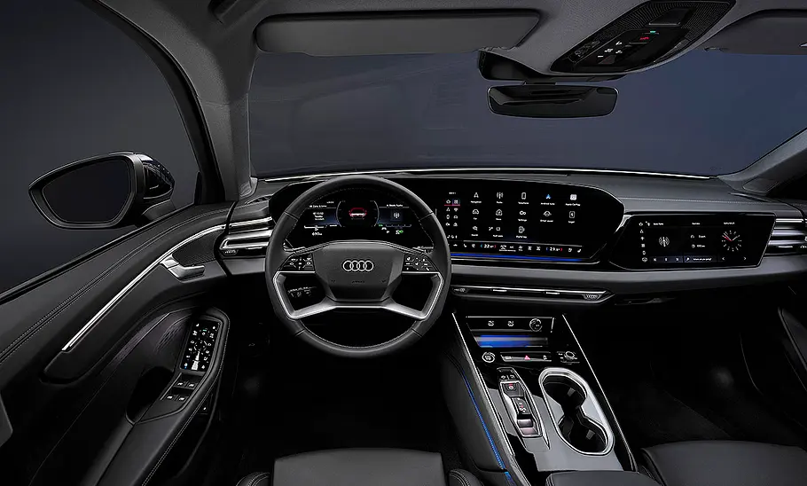 Das Cockpit der Audi A6 Limousine (2025).