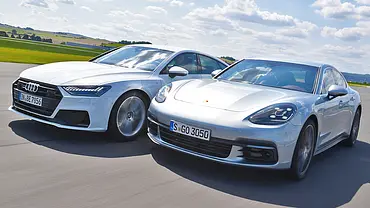 Audi A7 Sportback/Porsche Panamera - Foto: Zbigniew Mazar Audi A7 Sportback/Porsche Panamera - Foto: Zbigniew Mazar