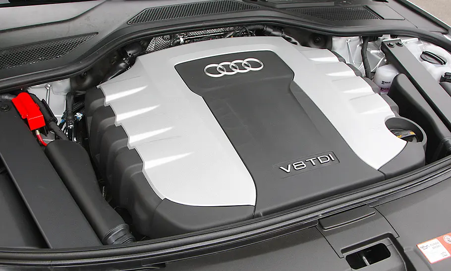 Audi A8 4.2 TDI Der Motor des Audi A8 4.2 TDI.