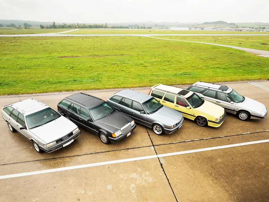 audi 200 avant bmw 530i touring mercedes 320 te volvo 850 t5-r citroen xm v6